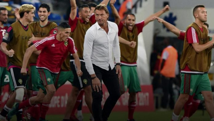 Hervé Renard avec les Lions de l'Atlas