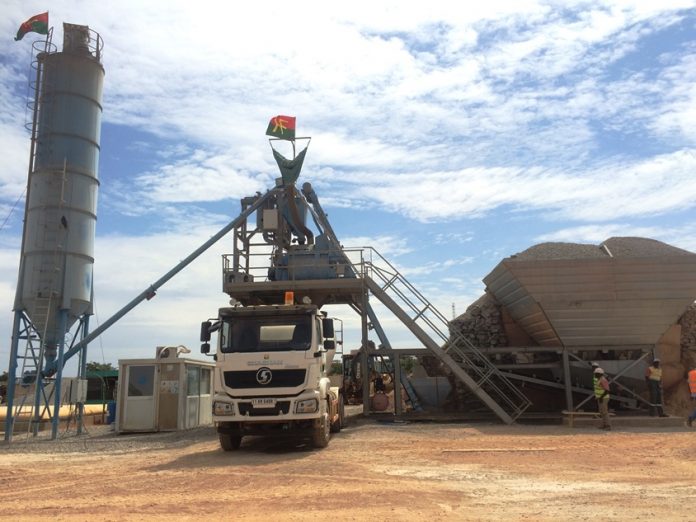 SIte de production de beton