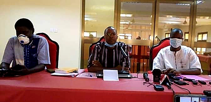 Le procureur du Faso près le Tribunal de grande instance de Fada N'Gourma était face à la presse