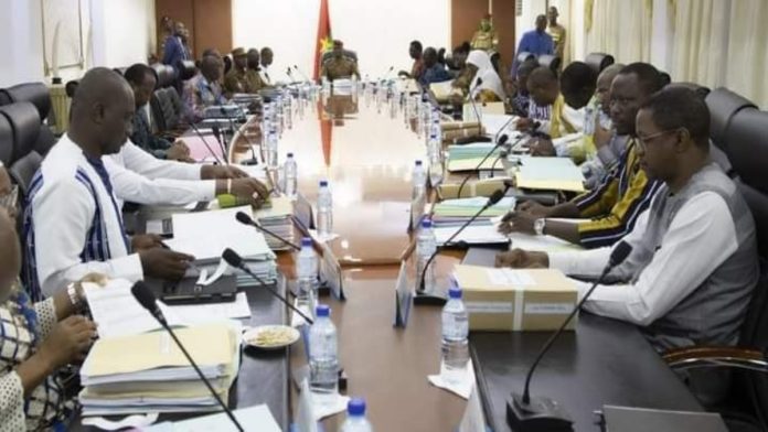 Conseil des ministres Burkina