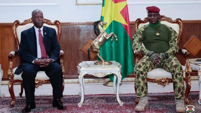 Leonardo Santos Simao et le Capitaine Ibrahim Traoré