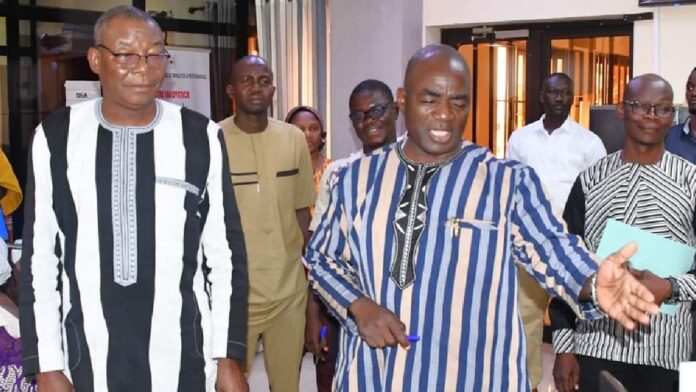 Bassolma Bazié et Joseph André Ouédraogo