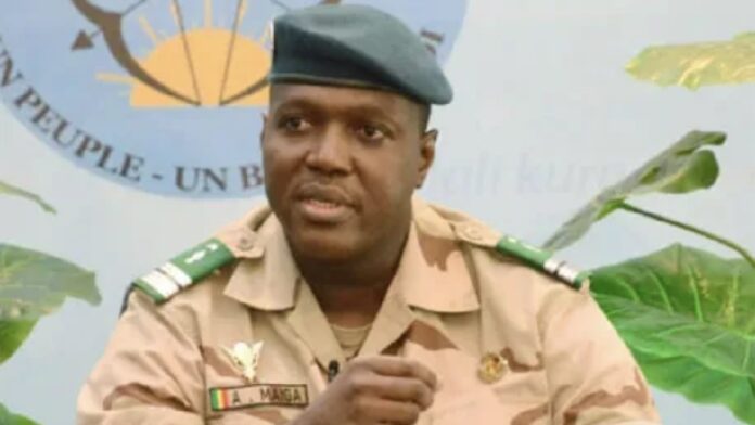 Colonel Abdoulaye Maïga, porte-parole du gouvernement malien de Transition