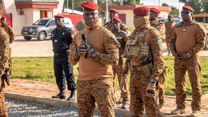 Capitaine Ibrahim Traoré aux FDS du Sud-Ouest