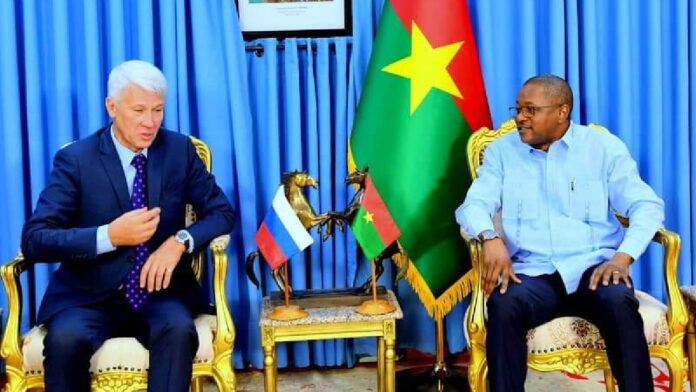 Burkina et Russie Karamoko Jean Marie Traoré et Alexey Saltykov