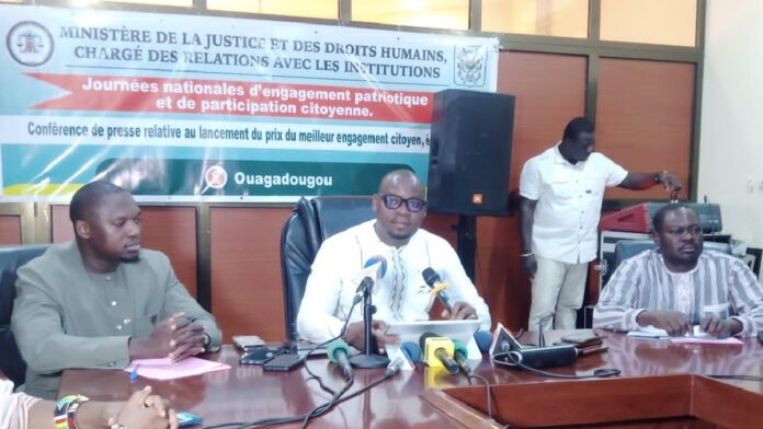 Edasso Rodrigue Bayala lancement prix du meilleur engagement citoyen