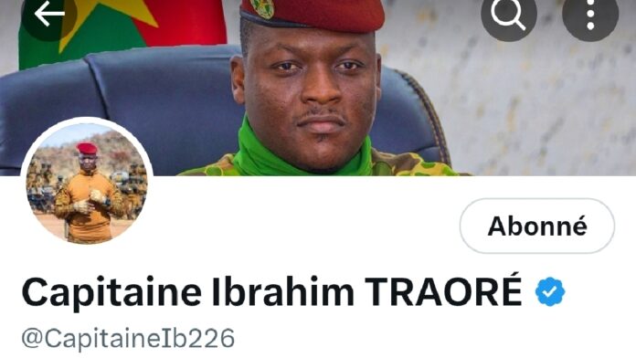 Capitaine Ibrahim Traoré compte X