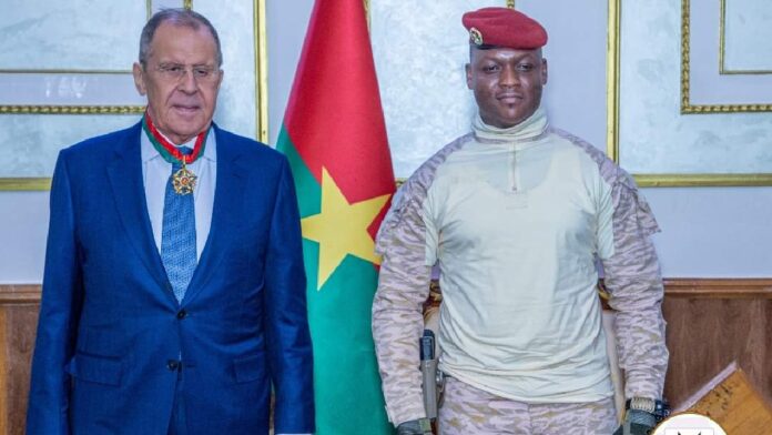 Sergueï Lavrov et Capitaine Ibrahim Traoré