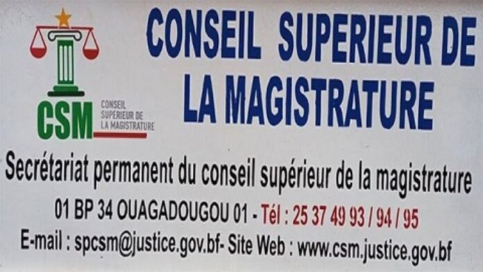 Conseil supérieur de la Magistrature CSM 1