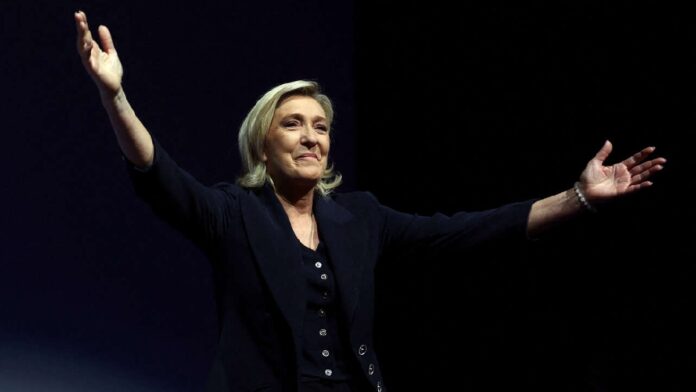 Marine Le Pen et Rassemblement national en France