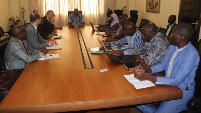 Ministre Nacanabo et Troïka PTF du Burkina Faso
