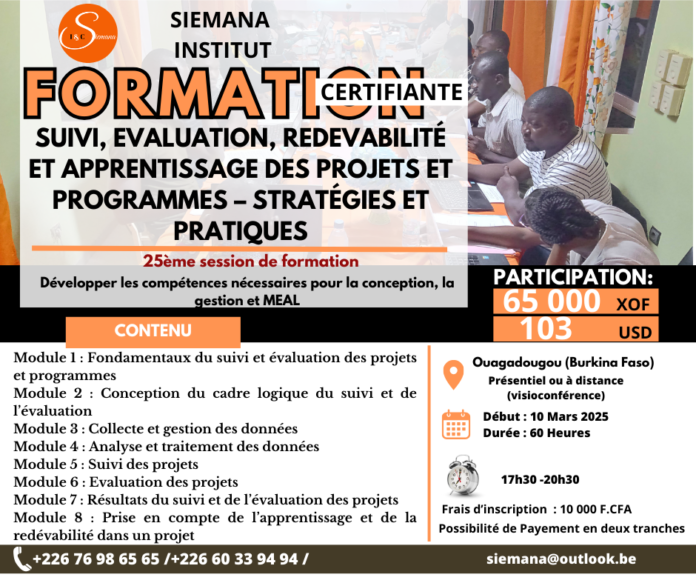 SIEMANA Institut 25e promotion