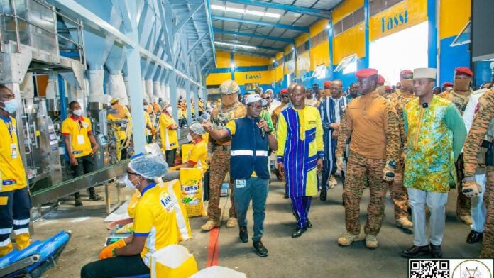 inauguration d'usine de détergent Capitaine Ibrahim Traoré
