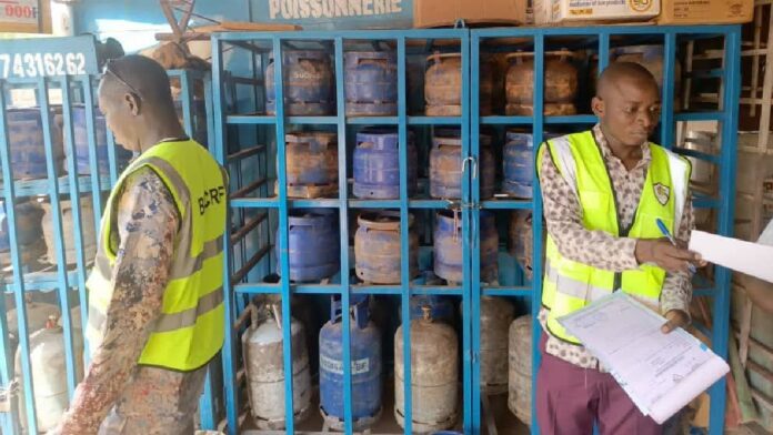 points de recharge gaz butane scellés pour spéculation sur le prix Gaoua