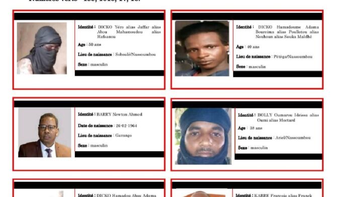 Individus recherchés pour association de malfaiteurs au Burkina