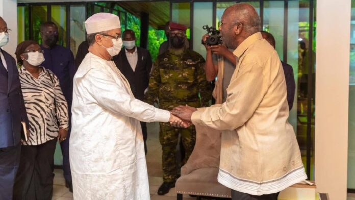 Délégation de l'UA chez Laurent Gbagbo