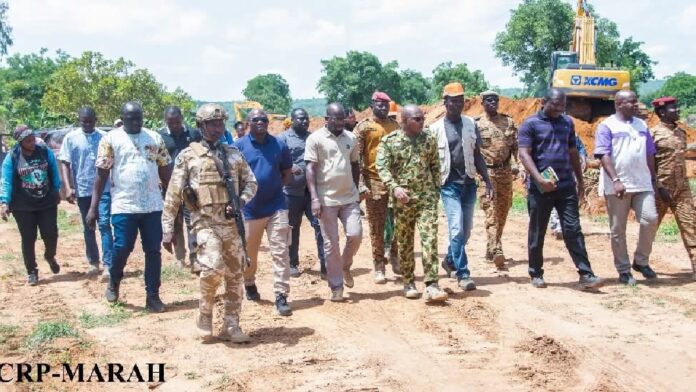 Ministre Ismaël Sombié visite infrastructure hydraulique
