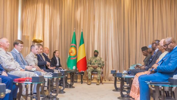 Général Assimi Goïta reçoit commission mixte Mali-Russie