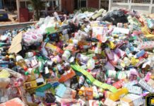 Burkina : Plus de 5 tonnes de produits pharmaceutiques prohibés saisis au marché central de Ouagadougou