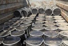 Kaya : La Douane saisit une cargaison de 100 fûts de cyanure