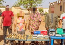 Ouagadougou : Un vaste réseau d’escroquerie sur l’or démantelé par la Police nationale