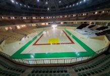 Ouagadougou : Le Palais des sports se dote d’un nouveau plancher moderne et sécurisé