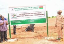 Transformation agroalimentaire : Le Camarade Ministre d’État Ismaël Sombié inaugure l’unité de production d’aliments fortifiés de Korsimoro
